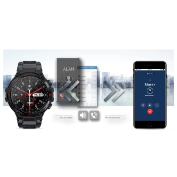 Smartwatch Gravity GT7-1 Zegarek Sportowy Dotykowy