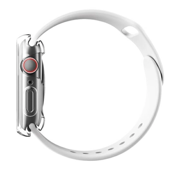 UNIQ etui Garde Apple Watch Series 7/8/9 45mm.  przezroczysty/clear
