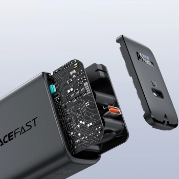 Acefast szybka ładowarka sieciowa USB Typ C 20W Power Delivery czarny (A1 EU black)