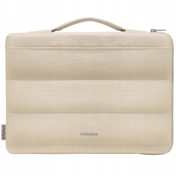 INNOSTYLE DAMSKA TORBA NA LAPTOPA 15 6 16 WODOODPORNA STRATUS SLEEVE BEŻOWA