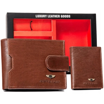 Zestaw skórzany PTN SET3-N79L-VT Brown