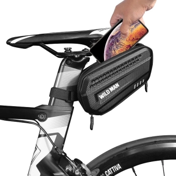 WILDMAN Etui/sakwa pod siodełko L ES7 1.2L uchwyt rowerowy czarna/black