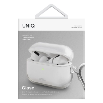 UNIQ etui Glase AirPods Pro 2 gen(2022/2023) przeźroczysty/glossy clear
