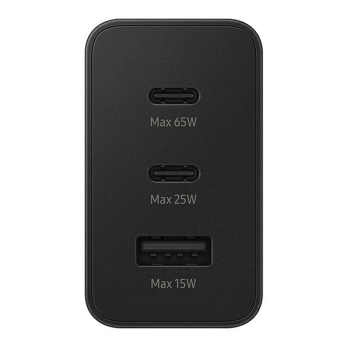 Ład. siec. Samsung EP-T6530NB PD 65W 3w12xUSB-C 1xUSB-A czarny/black