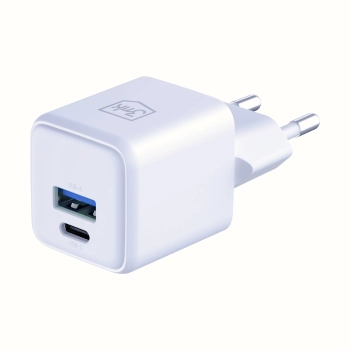 Accessories -3mk Hyper GaN Charger 20W QC4+ PD PPS USB 1A1C White EU