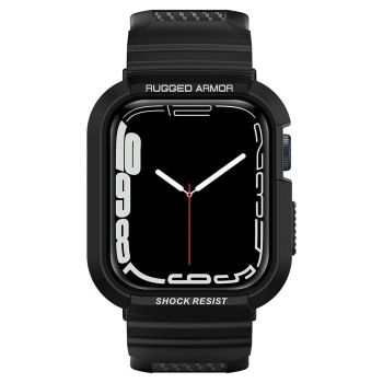 SPIGEN RUGGED ARMOR PRO APPLE WATCH 4 / 5 / 6 / 7 / 8 / 9 / SE (40 / 41 MM) BLACK
