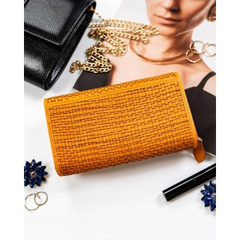 Duży portfel damski ze skóry naturalnej - Rovicky
