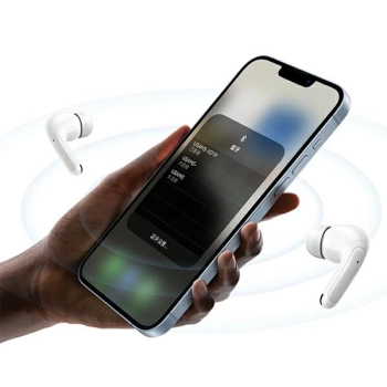 USAMS Słuchawki Bluetooth 5.3 TWSX-Don Series Dual mic ENC bezprzewodowe czarny/black BHUXD01 (SAMS-XD18)