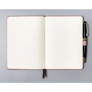 Notes planer dziennik B6 elegancki twarda okładka z zakładką gumką Peterson