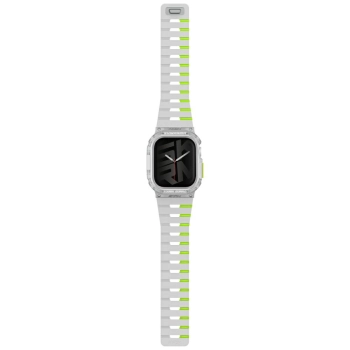 Pasek+etui Skinarma Gemini do Apple      Watch 42mm niteglow