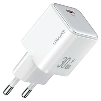 USAMS Ład. siec. 1xUSB-C PD30W 3A(only head) PD3.0 Fast Charging biały/white X-ron Series CC186TC02 (US-CC186)