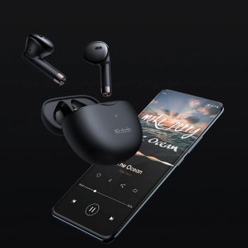 MCDODO SŁUCHAWKI BEZPRZEWODOWE DOUSZNE BLUETOOTH 5 Z MIKROFONEM ETUI CZARNE