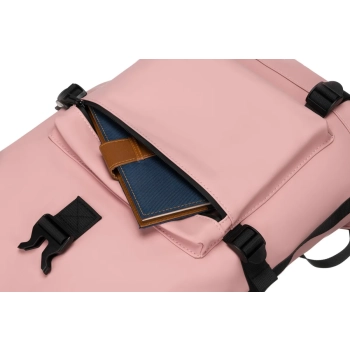Plecak damski Peterson roll-top wodoodporny na laptop 15.6 miejski 17L
