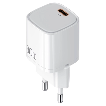 MCDODO SZYBKA ŁADOWARKA SIECIOWA DO TELEFONU ZASILACZ USB-C GAN PD QC - 30W