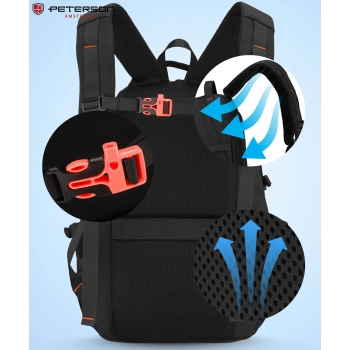 Plecak turystyczny Peterson sportowy pojemny ergonomiczny na laptopa