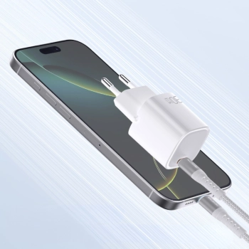 MCDODO SZYBKA ŁADOWARKA SIECIOWA DO TELEFONU ZASILACZ USB-C GAN PD QC - 30W