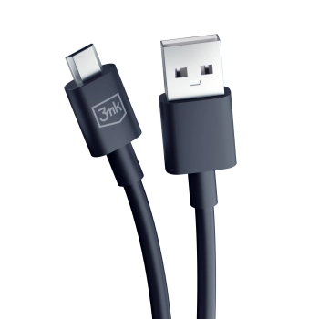 Accessories - 3mk Hyper Cable A to Micro 1.2m 5V 2,4A Black