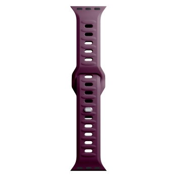 38/40/41/42 mm Mulberry (small) - 3mk Silicone Watch Strap for Apple
