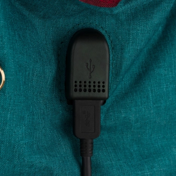 Plecak dla mamy Peterson morski z czternastoma kieszeniami