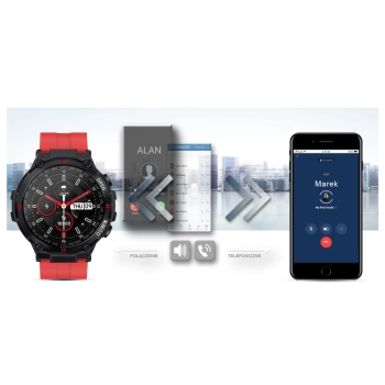 Smartwatch Gravity GT7-5 do codziennego noszenia na rękę