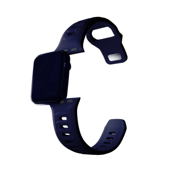 42/44/45/46/49 mm Ocean Blue (big) - 3mk Silicone Watch Strap for Apple