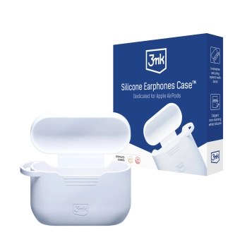 Apple AirPods Pro 3 - 3mk Silicone AirPods Case White