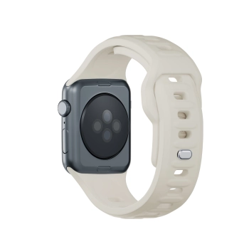 42/44/45/46/49 mm Nude (big) - 3mk Silicone Watch Strap for Apple