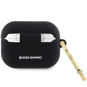Hello Kitty HKAP23DKHSK Airpods Pro 2(2022/2023) cover czarny/black Silicone 3D Kitty Head
