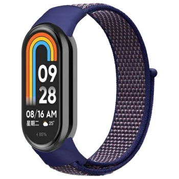 Beline pasek Mi Band 9/8 NylonLoop       granatowy/navy