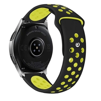 Beline pasek Watch 22mm Sport Siliconeczarno-żółty black/yellow box