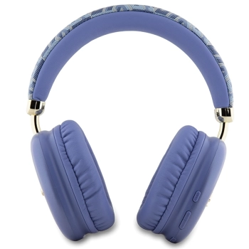Guess słuchawki nauszne BluetoothGUBHK1GCTCSU fioletowy/purple Gcube Metallic Script Logo