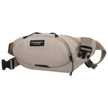 Saszetka nerka Peterson crossbody biodrowa na ramię skórzana