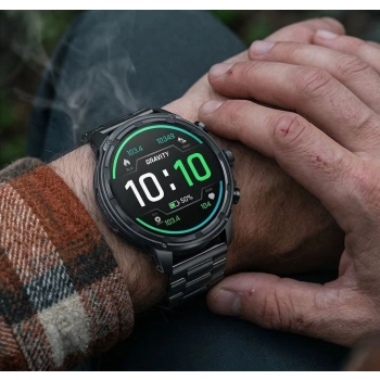 Smartwatch Gravity Czarny Pasek + Bransoleta GT41-2