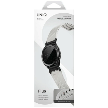Pasek UNIQ Fluo x Smart-Fit do Garmin    22mm szary