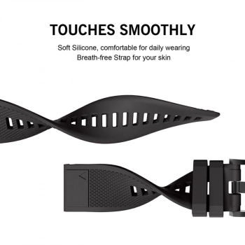 TECH-PROTECT SMOOTH GARMIN FENIX 5 / 6 / 6 PRO / 7 BLACK
