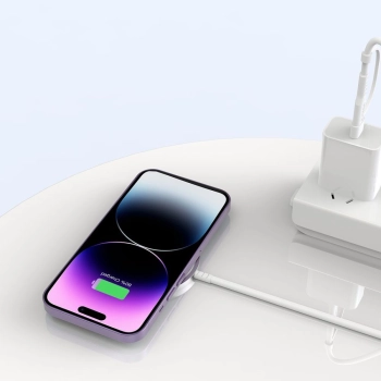TECH-PROTECT QI15W-A44 MAGNETIC MAGSAFE WIRELESS CHARGER WHITE
