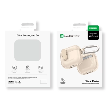 Etui AMAZINGTHING Minimal Case do AirPods 4 - pustynne
