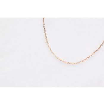 Złoty delikatny łańcuszek z regulacja długości 40/43cm