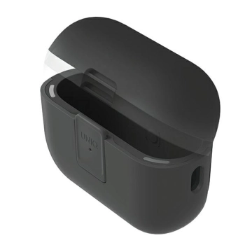 UNIQ etui Clyde Lock Case AirPods Pro 2(2022/2023) czarno-ciemnoszary/charcoal-dark grey