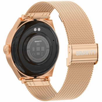 Smartwatch Gravity Złoto do noszenia codziennego