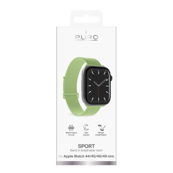 Pasek Puro Sport na Apple Watch 44/45/46/49mm - zielony