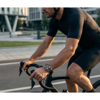 Smartwatch Gravity Srebrny Pasek + Bransoleta GT41-3