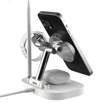 AWEI ład. indukcyjna 4w1 W2215W Fast Charging czarny/black