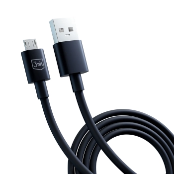 Accessories - 3mk Hyper Cable A to Micro 1.2m 5V 2,4A Black