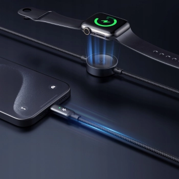 MCDODO ŁADOWARKA INDUKCYJNA DO APPLE WATCH 2W1 KABEL DO IPHONE MACBOOK 60W