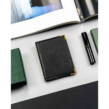 Etui na karty skórzane 302-BL-BLACK