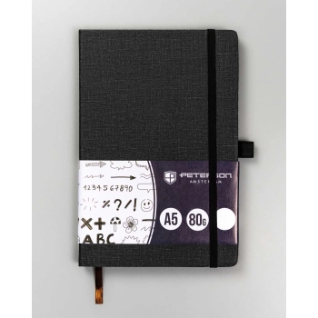 Planer notes notatnik organizer A5 zeszyt Peterson w linie z gumką planner