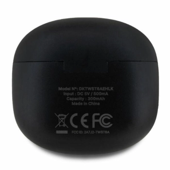 DKNY słuchawki  Bluetooth DKTWST6AEHLKczarne/black TWS BT Satiny Finish
