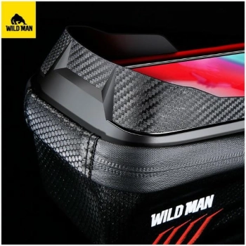 WILDMAN Etui/uchwyt rowerowy M E12Xsakwa na ramę czarna/black