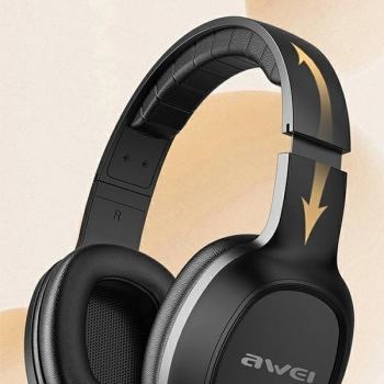 AWEI słuchawki nauszne GM-6 jack 3,5mmczarny/black